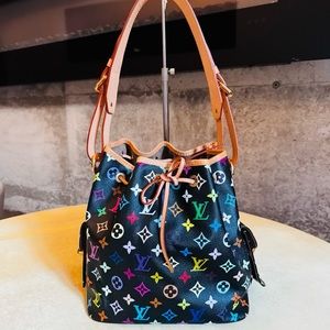 Louis Vuitton Takasahi Murakami Petit Noe Black Multicolor